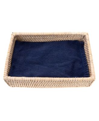 Artifacts Trading Company Artifacts Rattan Guest Towel - Rectangular Napkin Holder