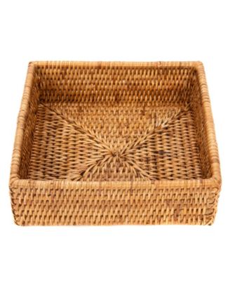 Artifacts Trading Company Rattan Luncheon Napkin Holder
