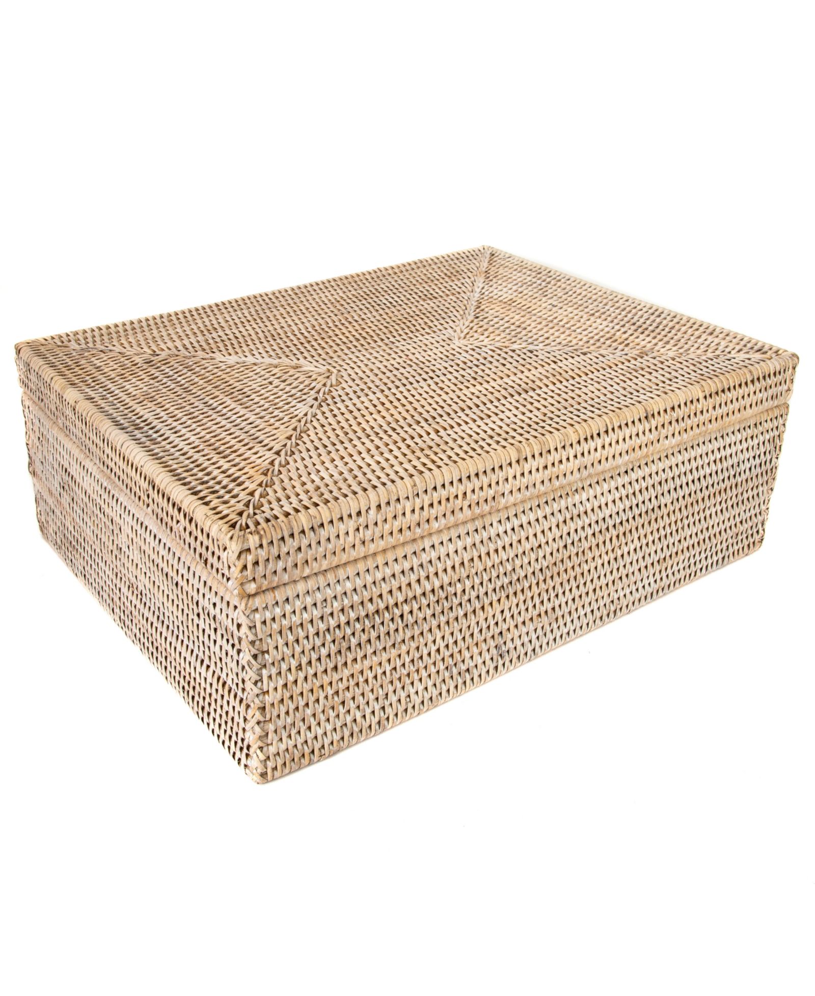Органайзер для документов Artifacts Trading Company Rattan Storage Box с крышкой