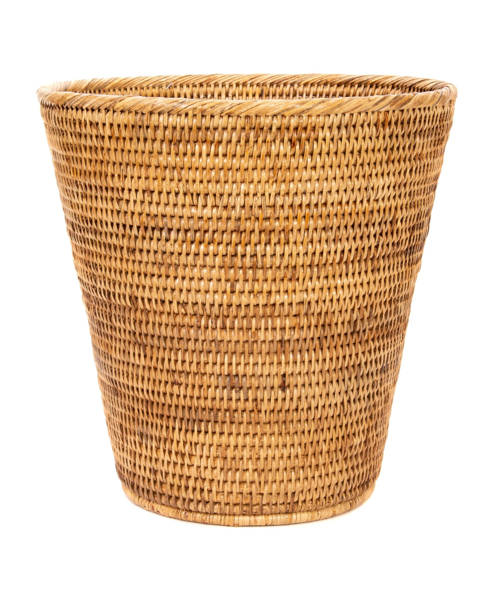 Artifacts Trading Company Rattan Round корзина для мусора с металлическим вкладышем