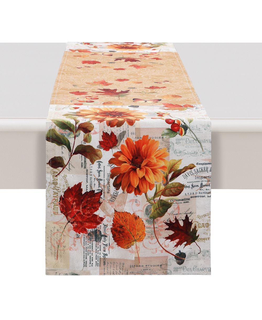 Скатерть Laural Home Fall in Love 72" x 13"