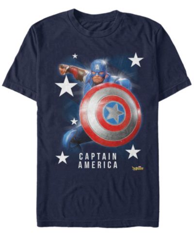 Marvel Мужская футболка Captain America Super Shield Short Sleeve
