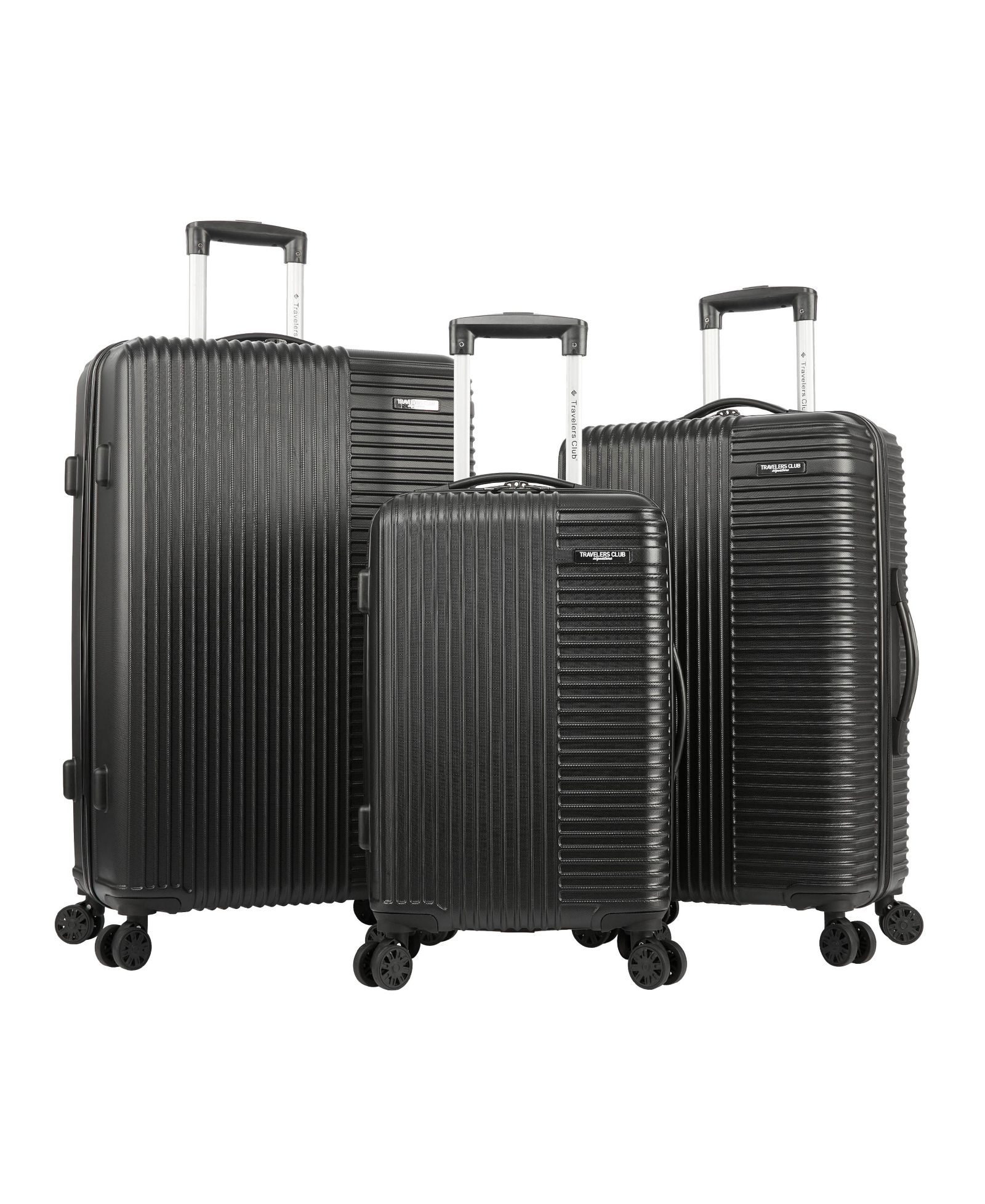 Travelers Club Basette 3-Pc. Hardside Luggage Set, Created for Macy's