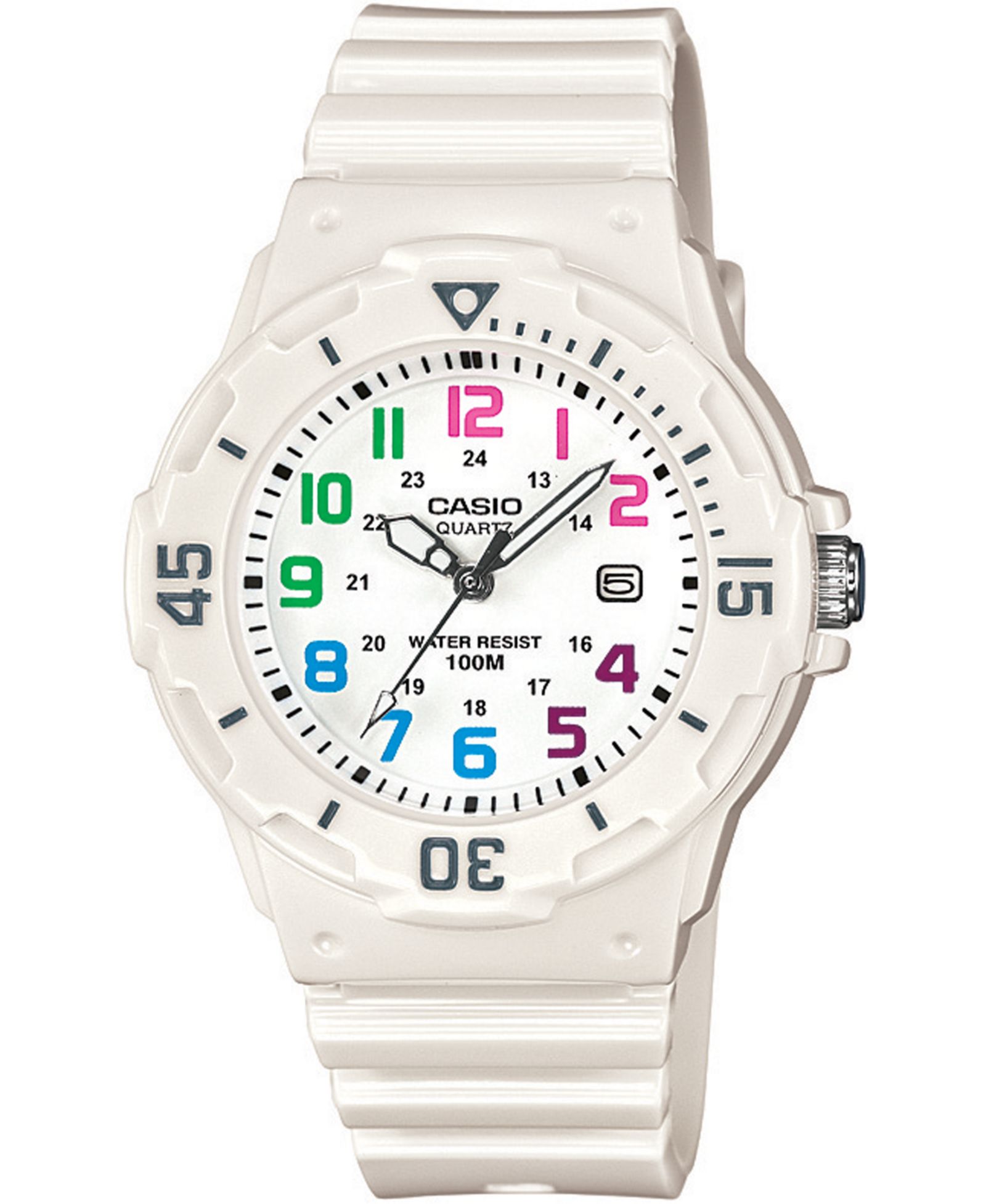 Часы Casio Women's White Resin Strap 34mm