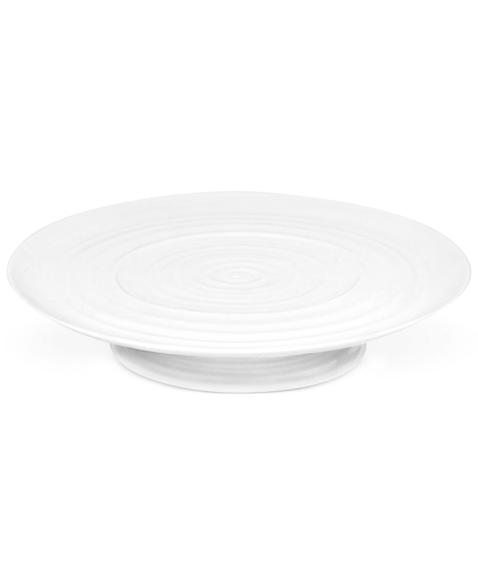 Portmeirion Sophie Conran White Large Footed Cake Plate