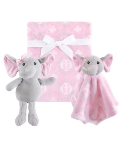 Набор Hudson Baby Plush Blanket, Security Blanket and Toy