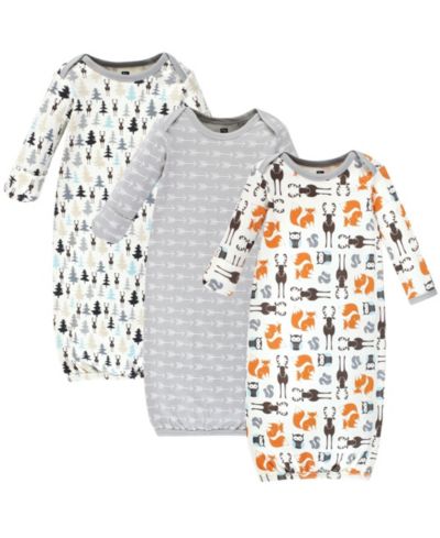 Hudson Baby Унисекс детский набор из 3 распашнок Interlock