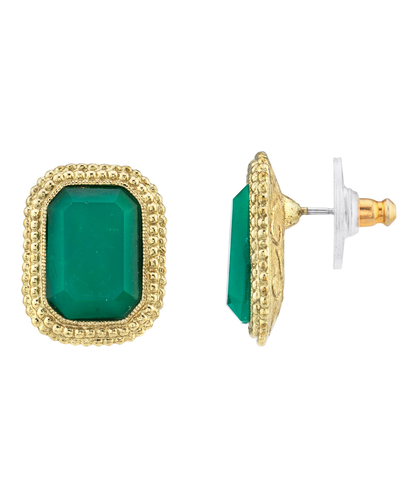 Серьги-гвоздики 2028 Gold-Tone Post