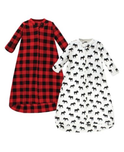Hudson Baby Детский спальный мешок из хлопка с длинным рукавом
