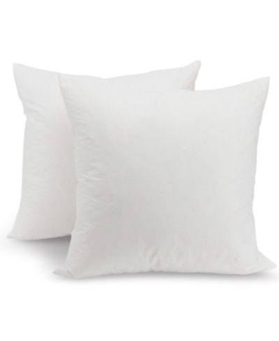 Cheer Collection Feather Decorative Pillow, 18" x 18"