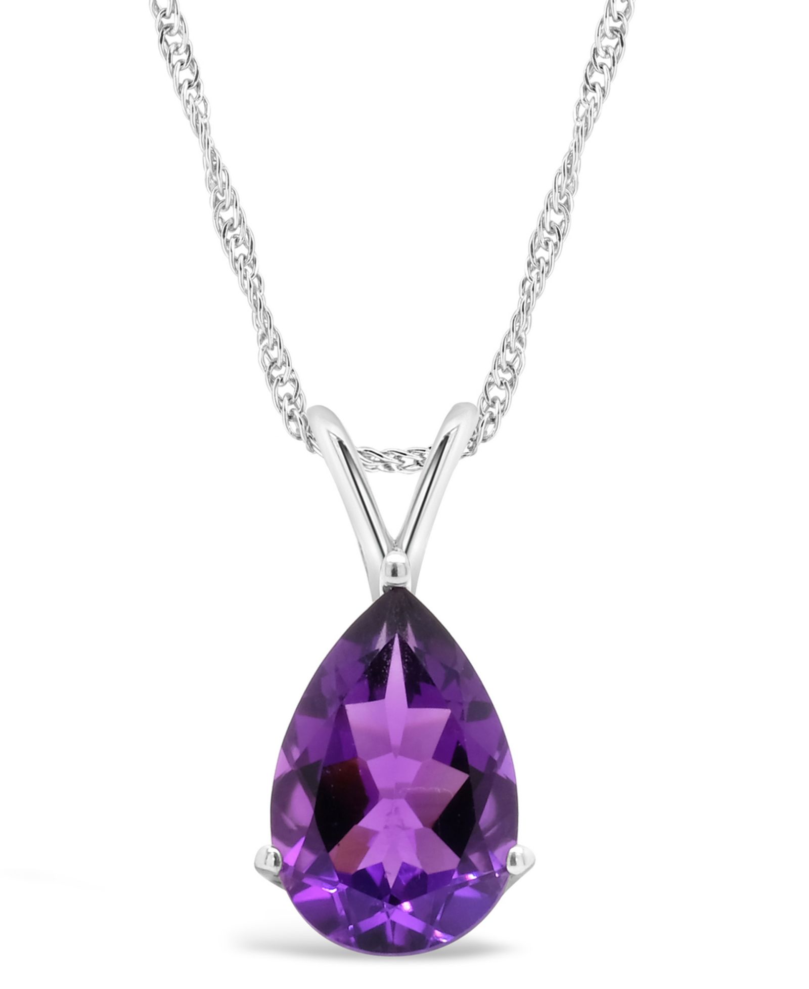 Ожерелье с подвеской Amethyst (2-5/8 ct. t.w.) из серебра Sterling Silver