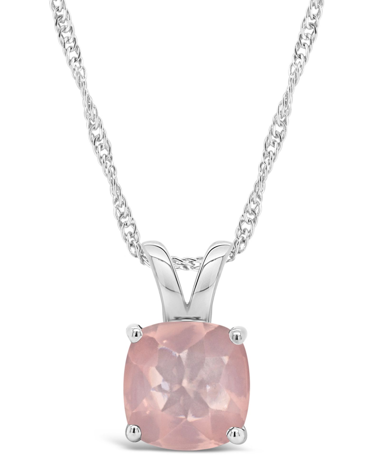 Подвеска-кулон Sky Blue Topaz (2-3/4 ct. t.w.) в серебряном покрытии. Также доступна в Rose Quartz и Amethyst
