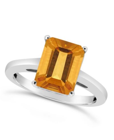 Кольцо с аметистом (3-1/10 ct. t.w.) из стерлингового серебра