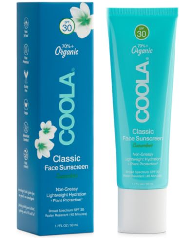 Солнцезащитный лосьон для лица Coola Classic SPF 30 - Огурец