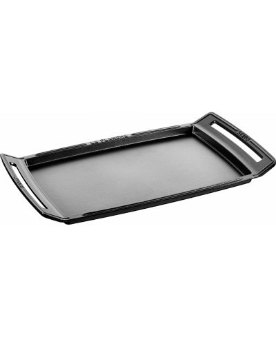 Staub Cast Iron Double Burner Griddle, 18.5 X 9.8"