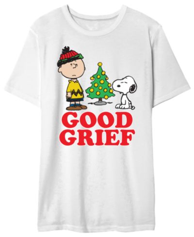 Мужская праздничная футболка Charlie Brown Good Greif Graphic