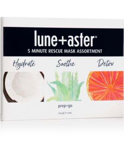 Lune+Aster Набор масок для лица 3 предмета 5 Minute Rescue Mask Assortment Set
