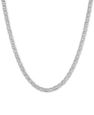 Mariner Link 22" Chain Necklace (3-1/2mm) in 18k Gold-Plated Sterling or Sterling SilverSilver