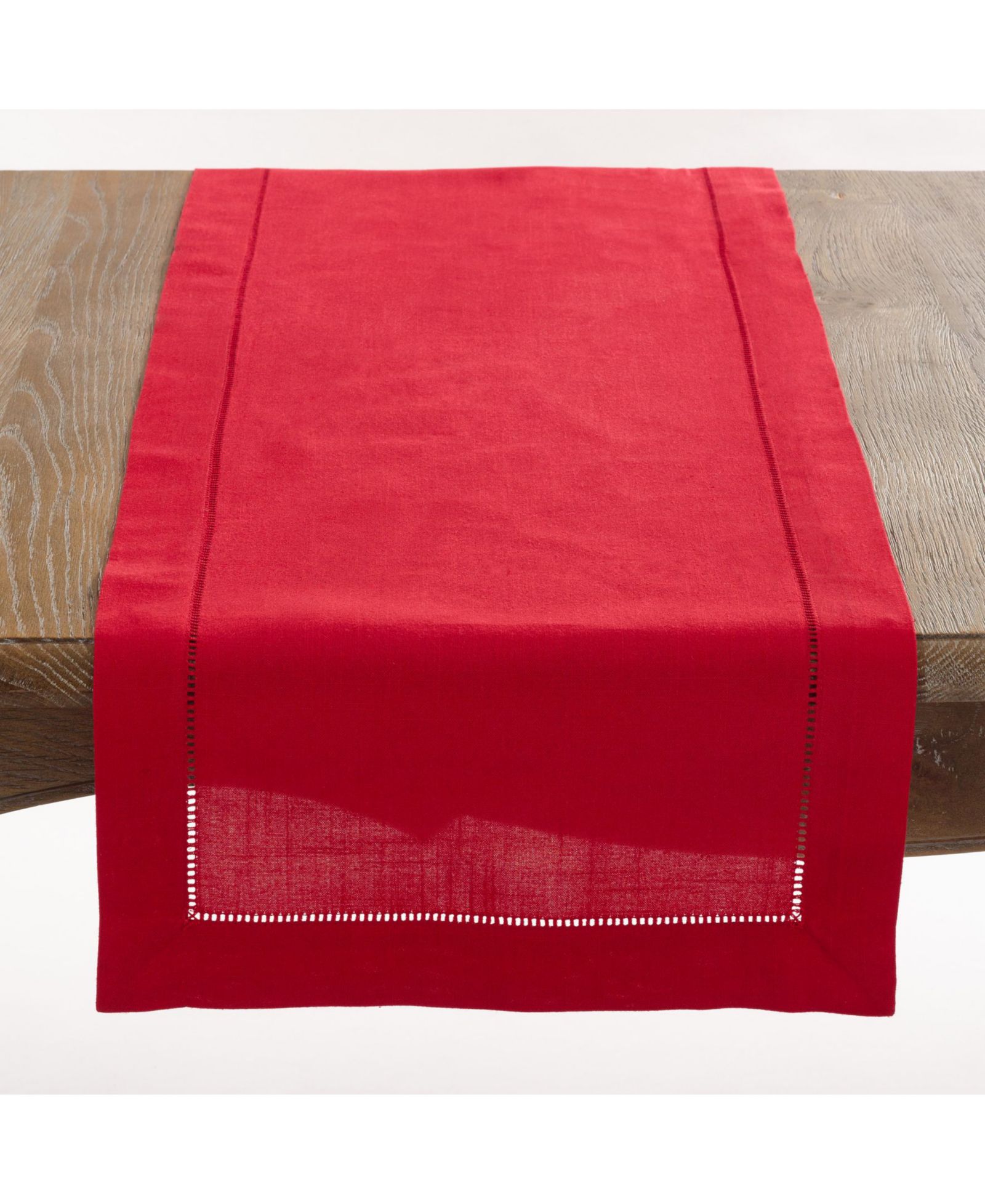 Скатерть-дорожка Saro Lifestyle Classic Hemstitch Border, 16" x 72"