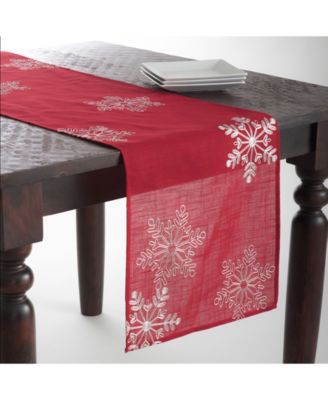Скатерть-раннер Saro Lifestyle Snowflake Design