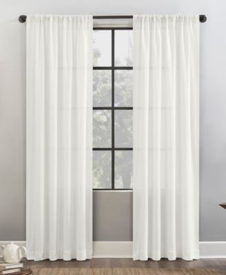 Полупрозрачная штора Clean Window Waffle Weave Anti-Dust Cotton Blend