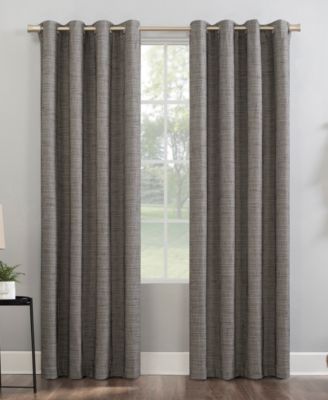 Kline Burlap Weave Thermal Extreme 100% Blackout штора с люверсами