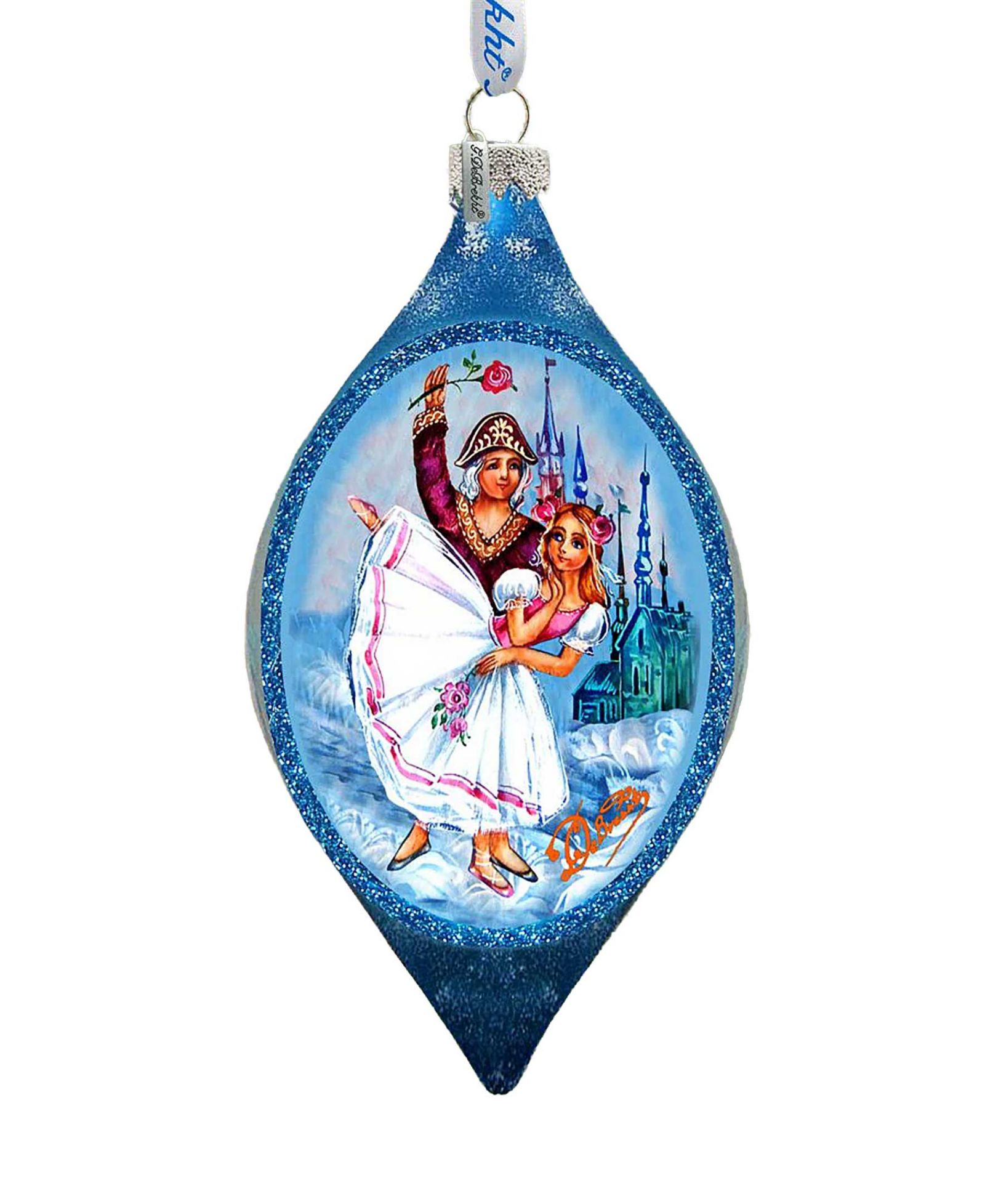 G.DeBrekht елочное украшение Nutcracker Dance Drop Glass