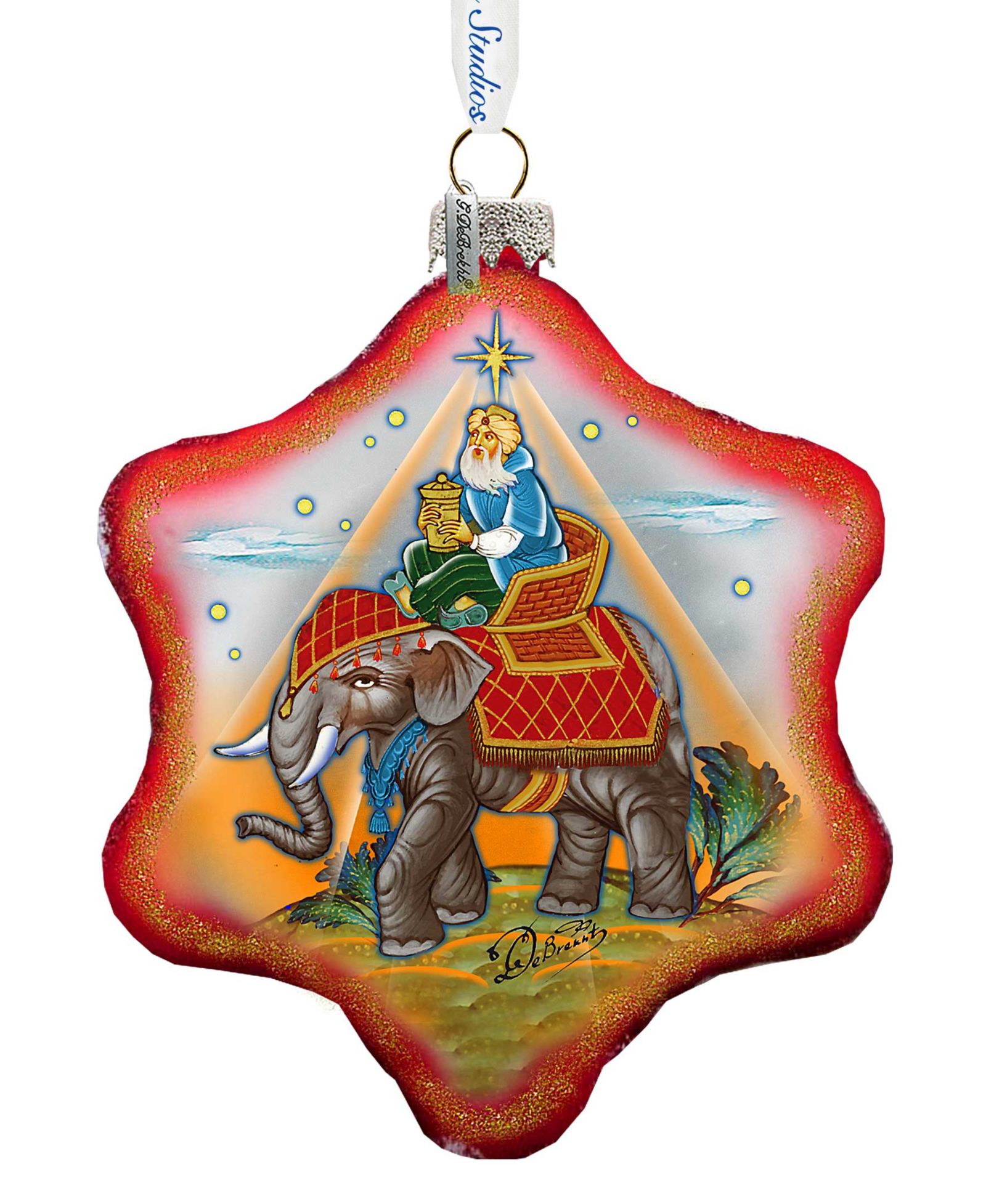 Украшение G.DeBrekht Miracle Nativity Snowflake Ornament