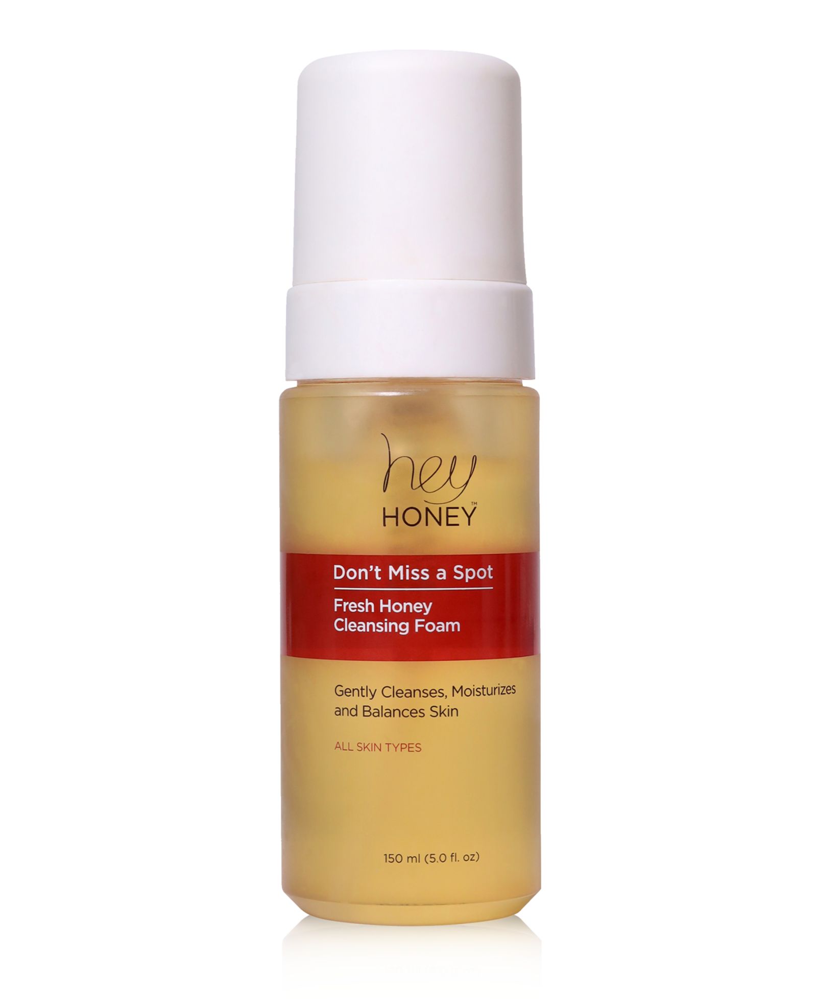 Очищающая пенка Hey Honey Don't Miss A Spot Fresh Honey, 150 ml