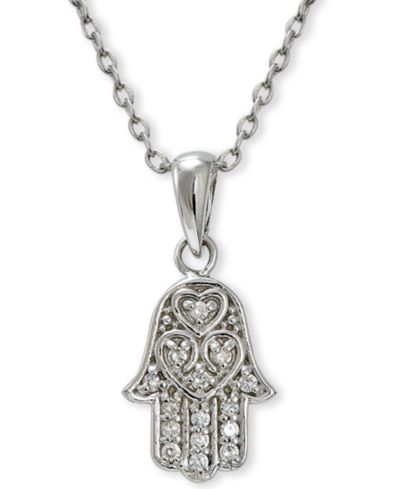 Подвеска Giani Bernini Hamsa из стерлингового серебра