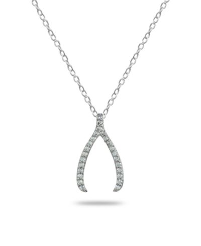 Подвеска Giani Bernini Wishbone из стерлингового серебра с напылением 18k Gold