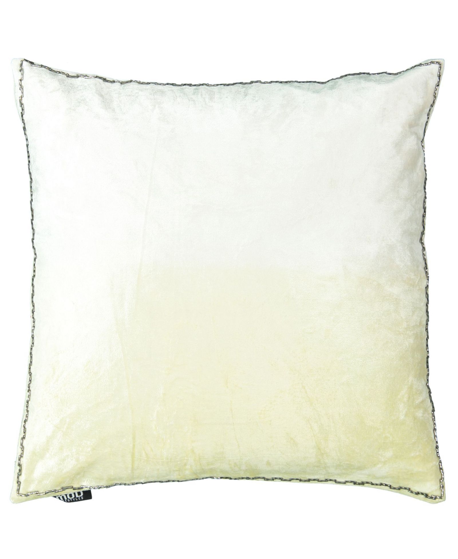 Mod Lifestyles Ombre Velvet Viscose Beaded Edges Decorative Pillow, 20" x 20"