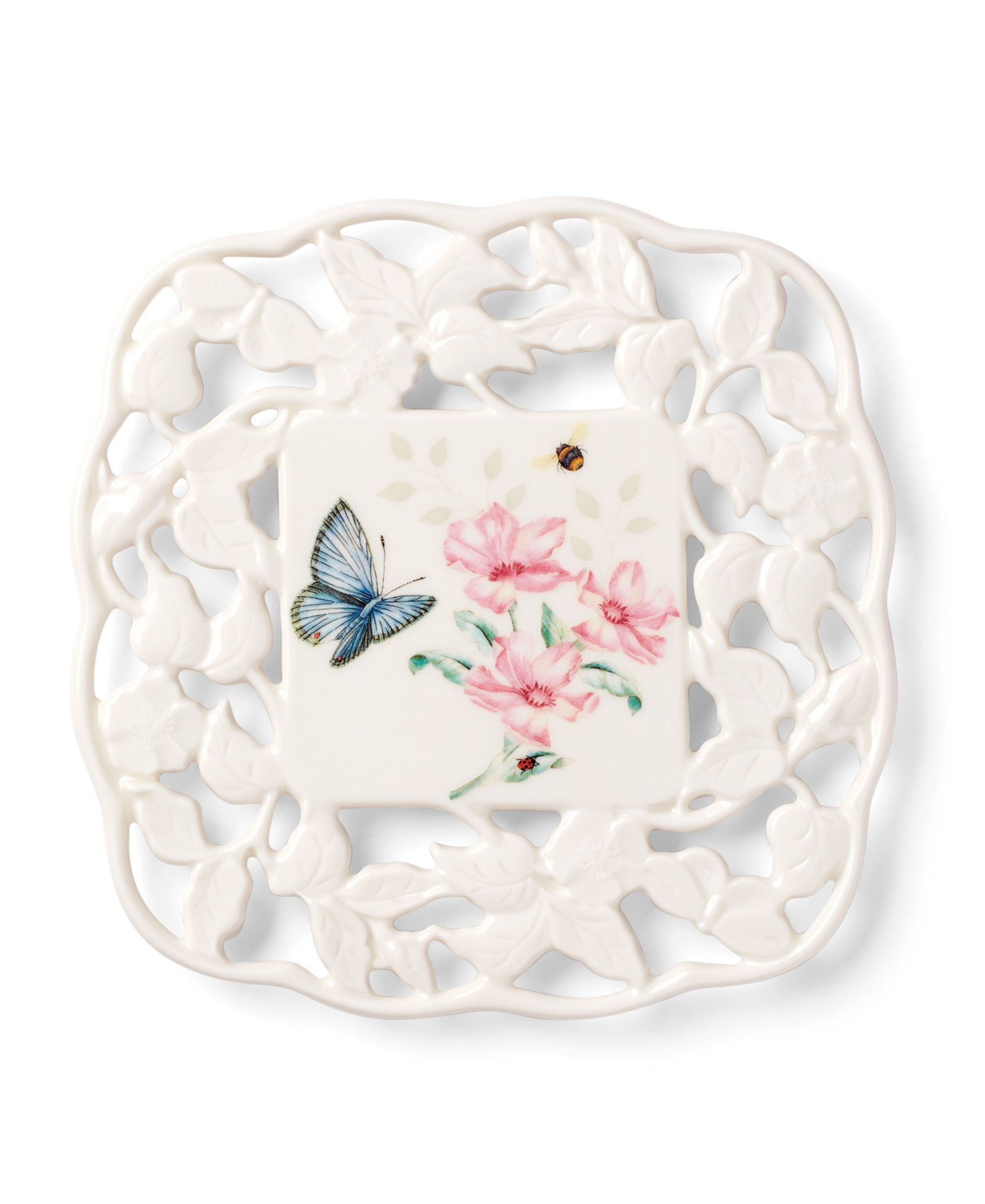 Lenox Butterfly Meadow Kitchen Carved Trivet