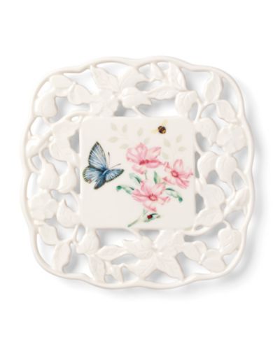 Lenox Butterfly Meadow Kitchen Carved Trivet