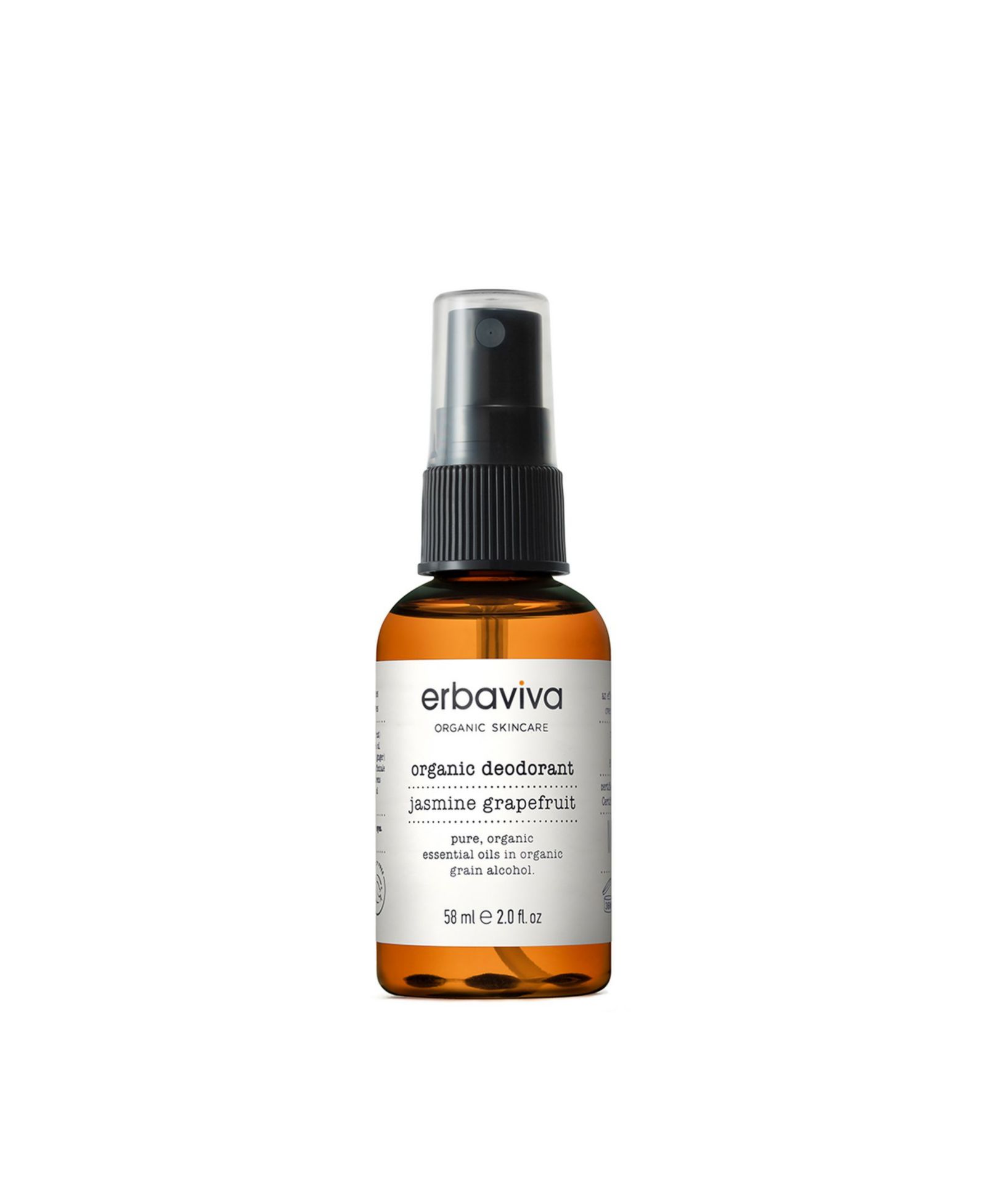 Дезодорант Erbaviva Jasmine Grapefruit Travel, 2 oz.