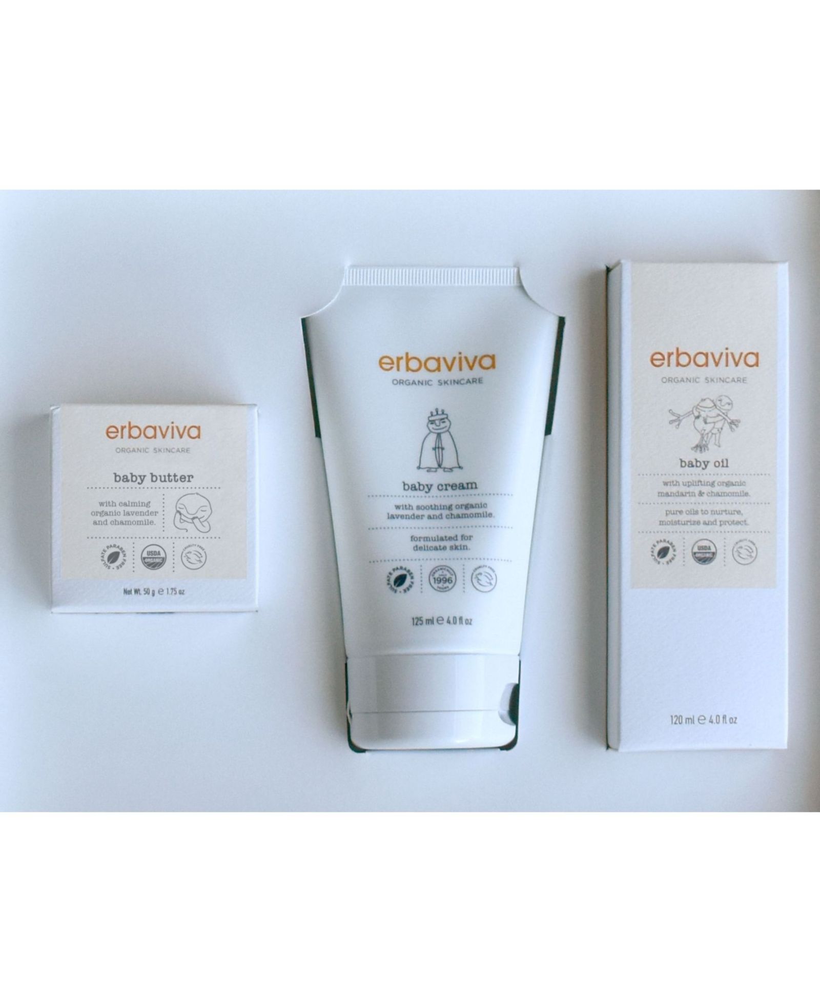 Erbaviva Baby Trio, 9.75 oz.