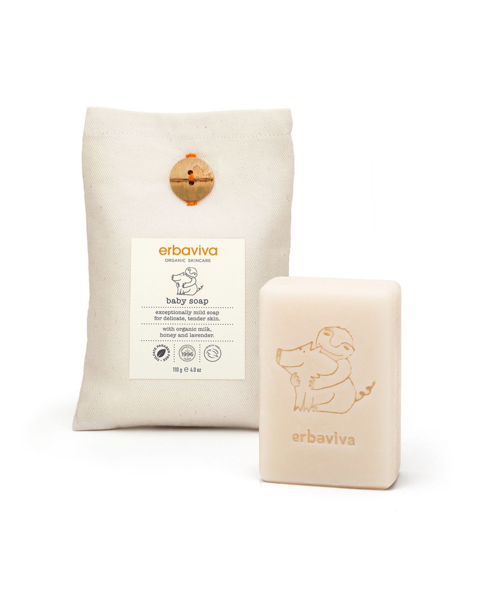 Детское мыло Erbaviva, 4 oz.