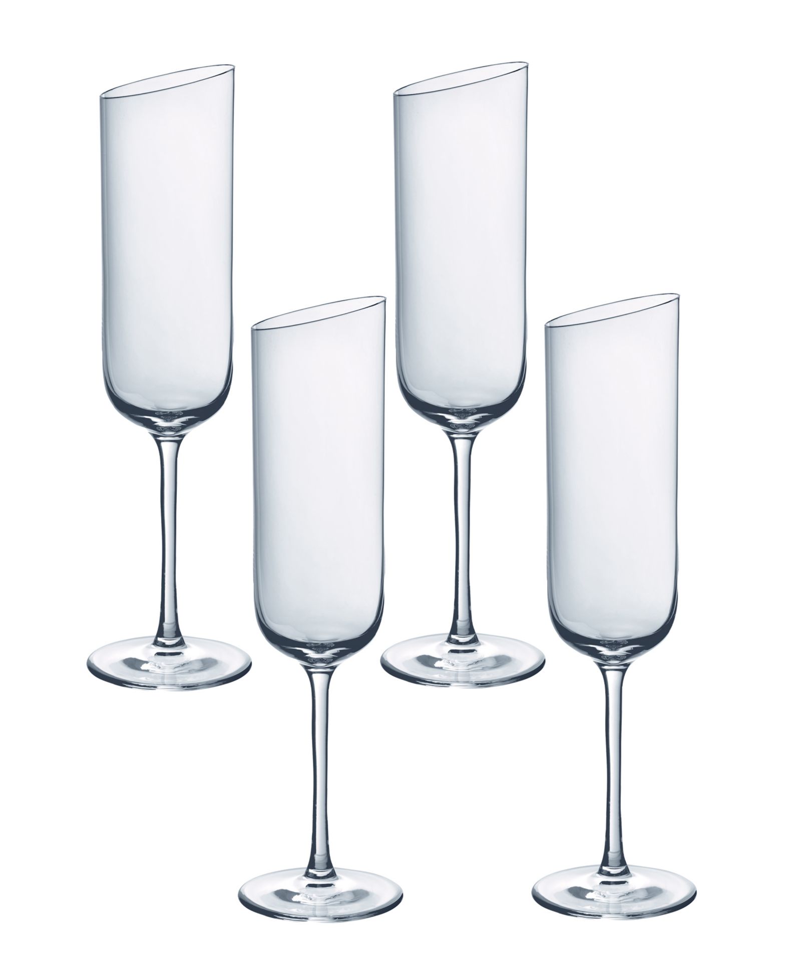 Villeroy & Boch New Moon Flute Champagne Glasses, Set of 4