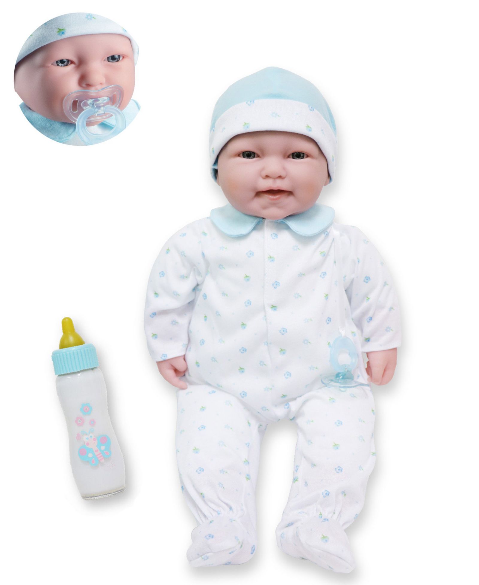 Мягкая кукла JC Toys La Baby 20 дюймов с бутылочкой, возраст 2+