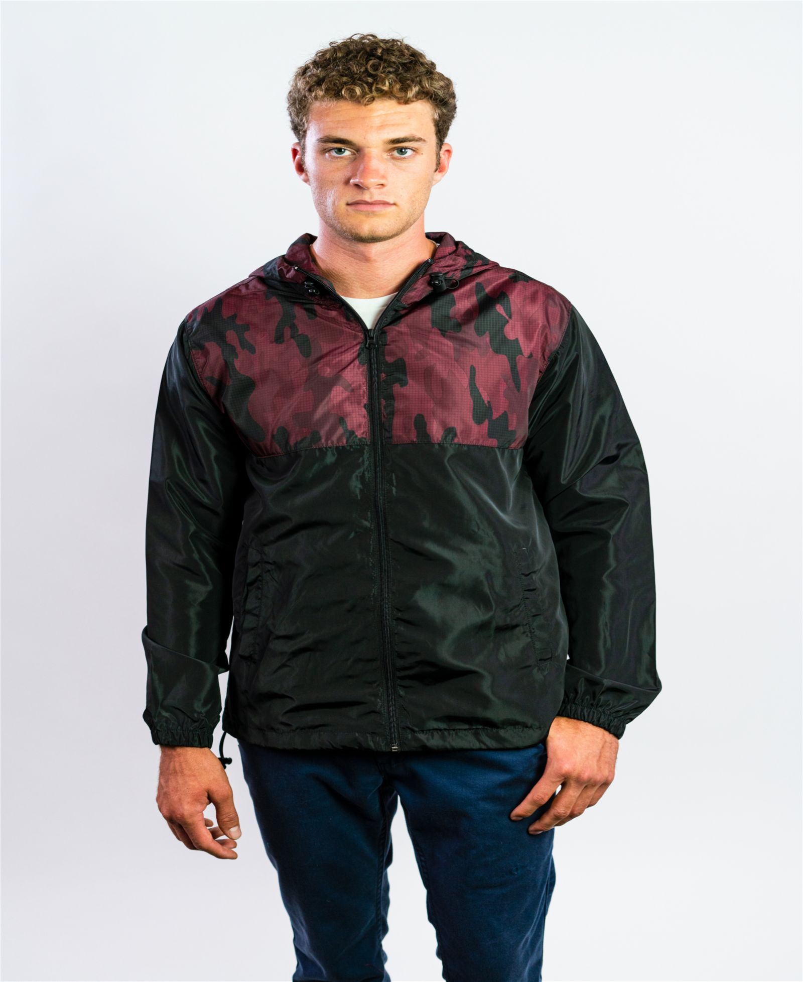 Beautiful Giant Men's Hooded Lightweight Windbreaker