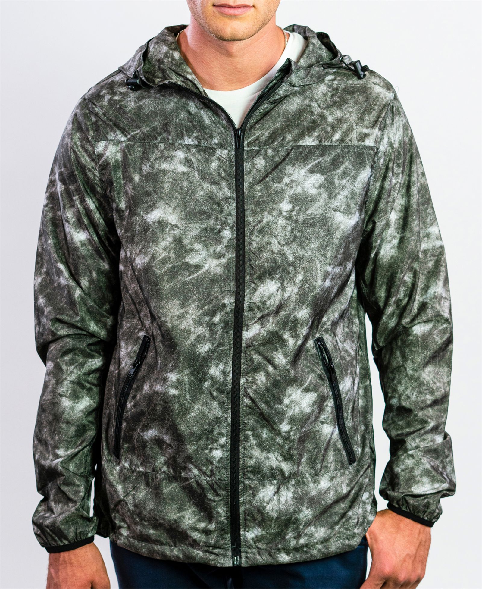 Beautiful Giant Men's Hooded Lightweight Windbreaker