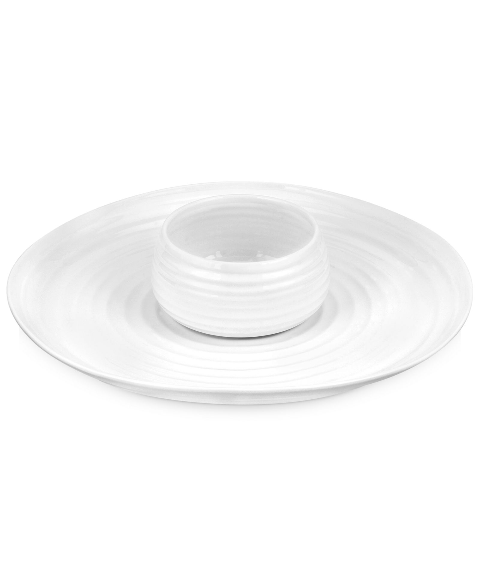 Portmeirion Sophie Conran White Chip & Dip