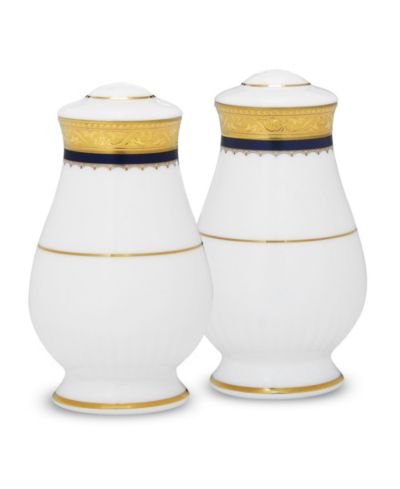 Солонка и перечница Noritake Odessa Cobalt Gold 3.50"