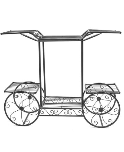Стеллаж для цветов Sorbus Flower Cart - Black