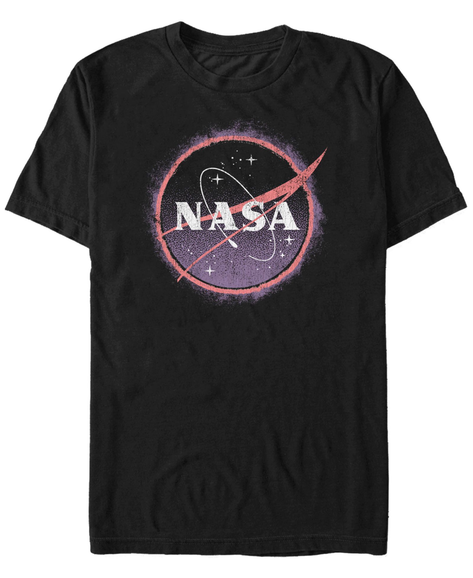 Fifth Sun NASA Men's Distressed Grainy Logo Short Sleeve T- shirt
