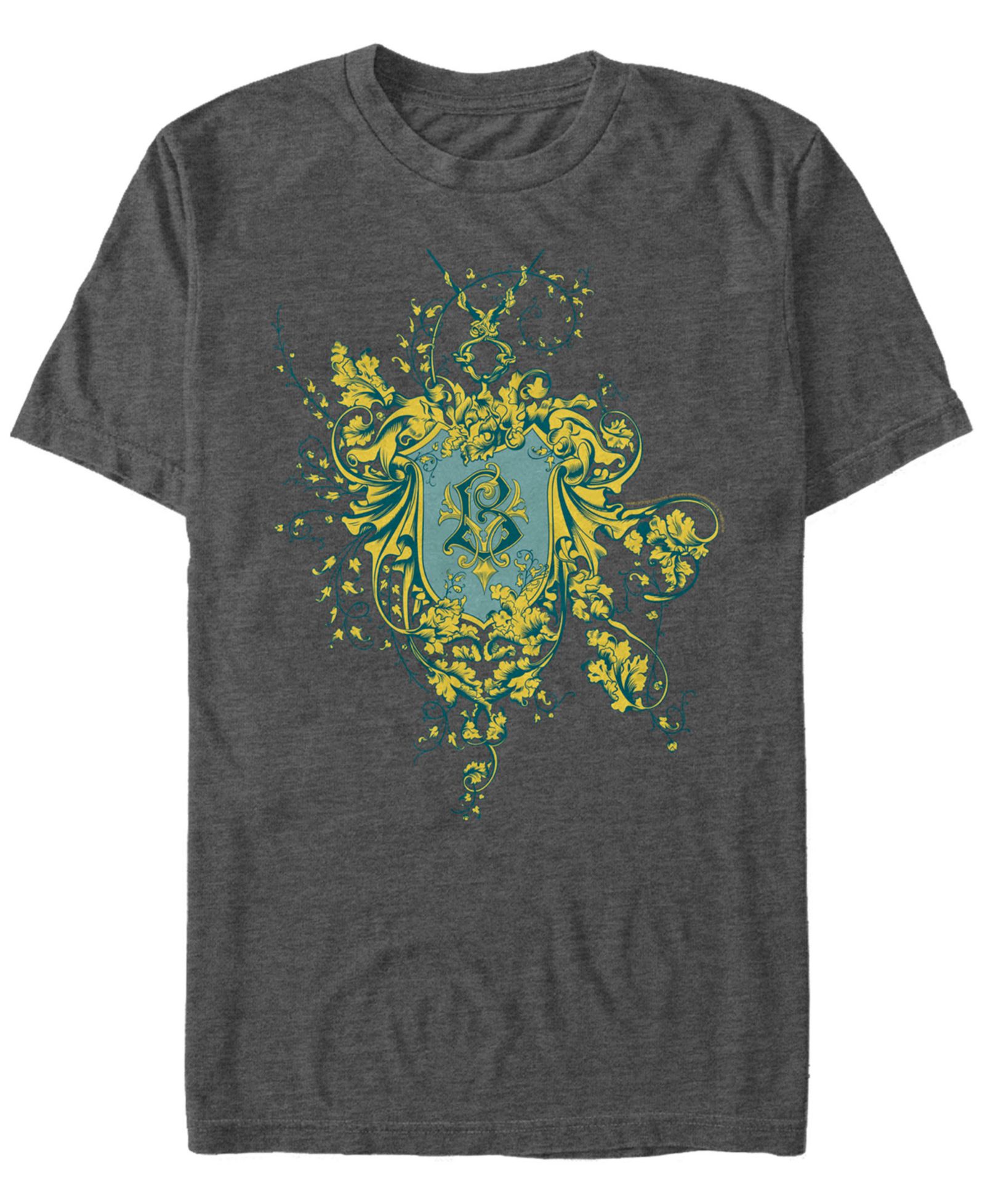 Fifth Sun Harry Potter Men's Goblet of Fire Beauxbatons Crest Short Sleeve T-Shirt