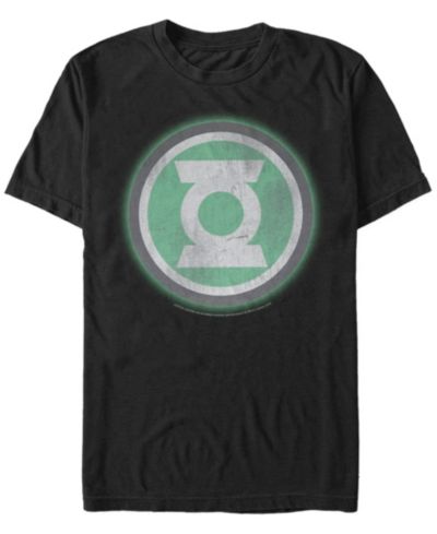 Футболка Fifth Sun Dc Men's Green Lantern Distressed Glowing Logo Short Sleeve