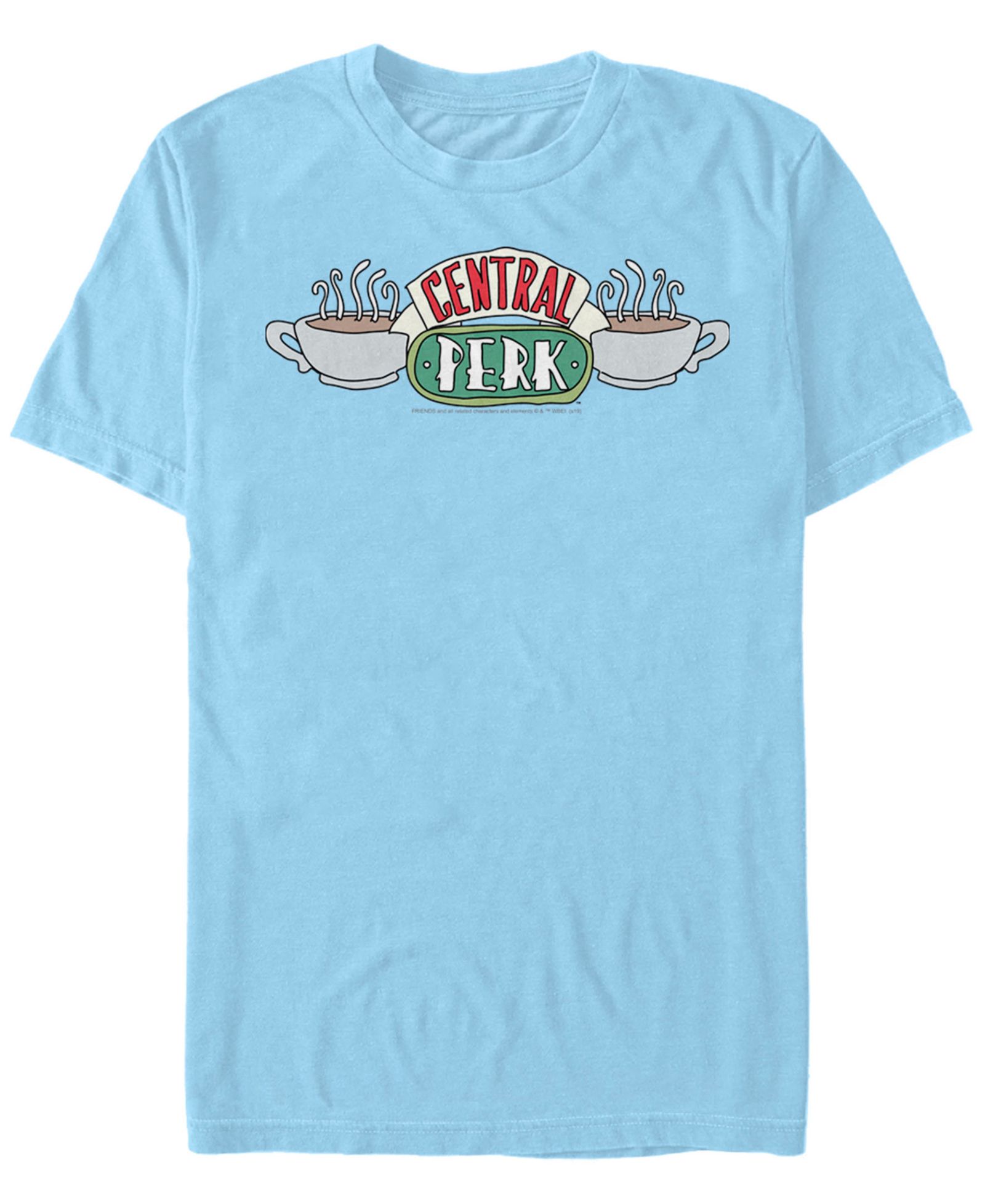 Fifth Sun Friends Men's Central Perk Coffee Mug Logo Short Sleeve T-Shirt