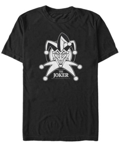 Fifth Sun DC Men's Batman Creepy Joker Big Face Short Sleeve T-Shirt
