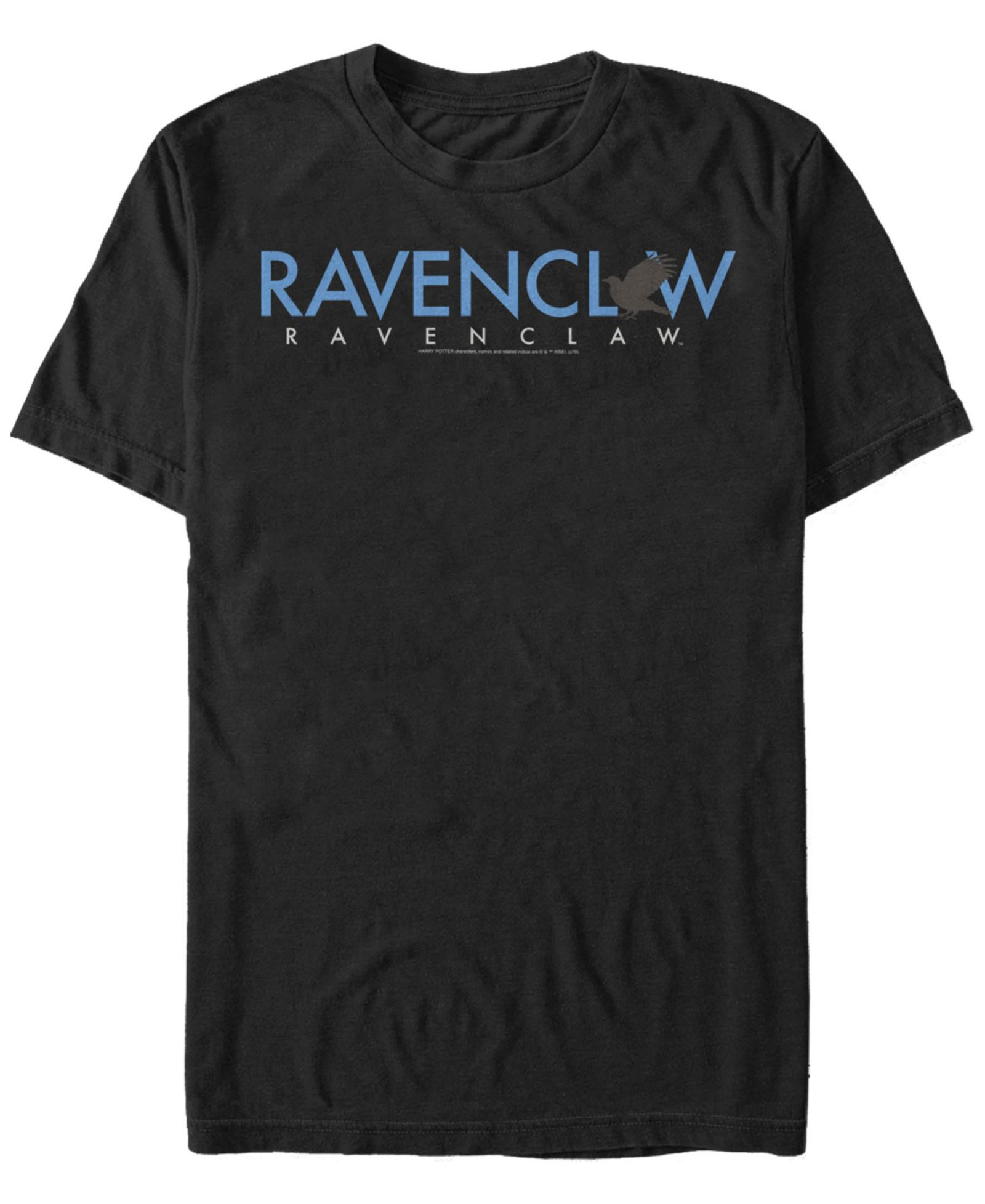 Fifth Sun Harry Potter Men's Ravenclaw Text Logo Short Sleeve T-Shirt